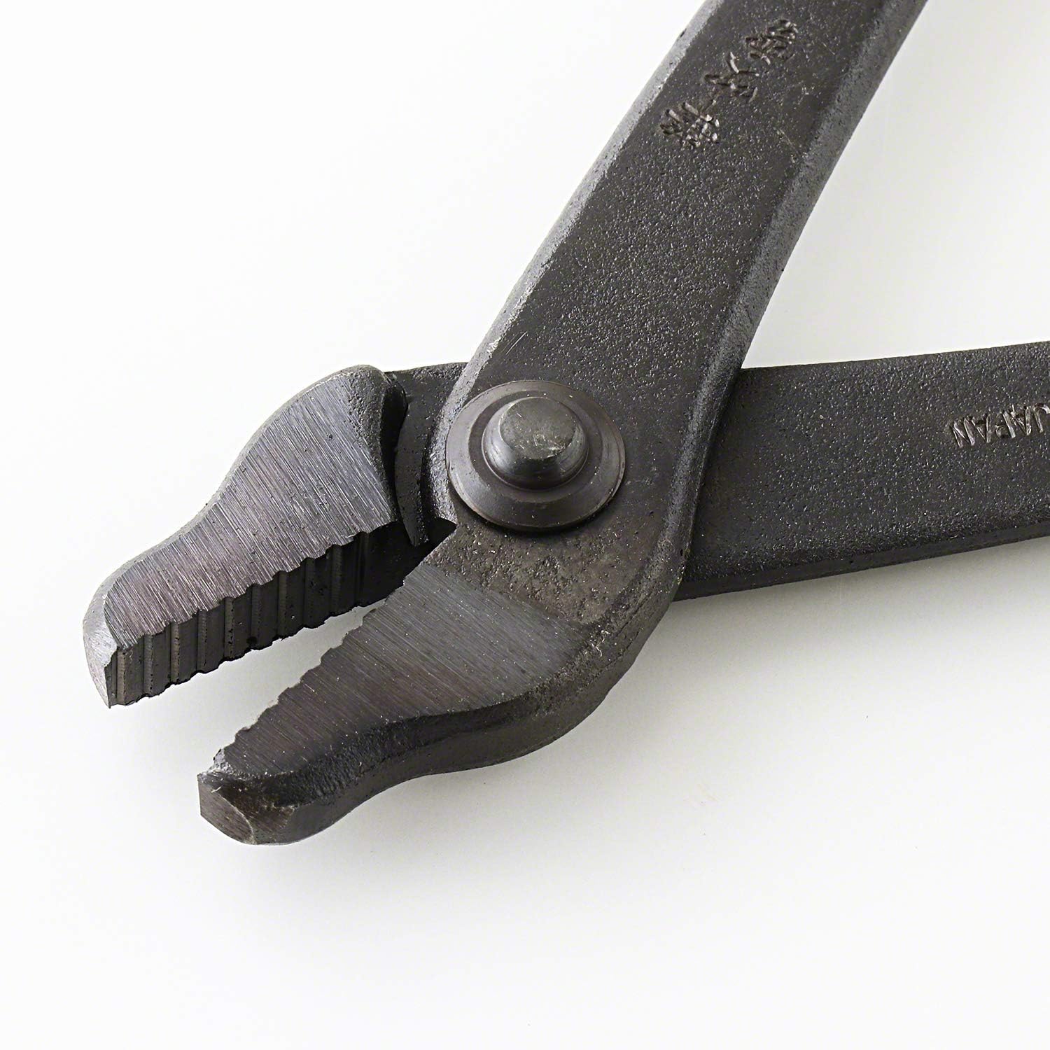 Wazakura Hand Forged Bonsai Wire and Jin Pliers Made in Japan 210mm(8.25inch), Bonsai Training Wire Plier, Japanese Garden Tool- Black