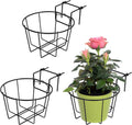 tqvai adjustable hanging railing planter for 1.89 to, main product view