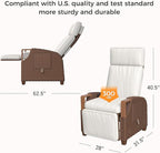 Grand patio Outdoor Recliner Air Pump 150° Lay Flat Reclining Chair with Independent Adjustable Back and Footrest Removable Olefin Cushion Flip-Up Table Wicker Creamy White 2PCS