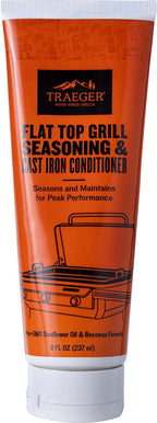 Traeger Grills P.A.L. Pop-and-Lock Storage Bin & Grills Flat Top Griddle Seasoning & Cast Iron Conditioner