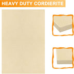 Extra Large Pizza Stone for Oven,Grilling,Pellet Grill,Pizza & Bread Baking | 20"x13.5" Rectangular Cordierite Pizza Stone absorbs extra moisture for crispy crust,heat-resistant,food safe & built to last
