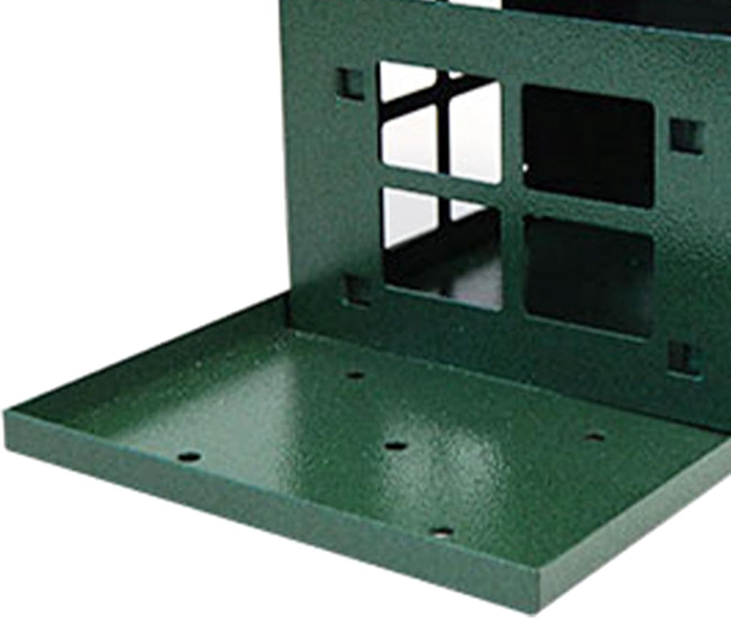 Peanut Pantry Squirrel Feeder - Heavy Duty Steel - Premium Verdigris Finish - Made in USA (SQF1)