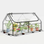 superlele 6x3x3ft mini greenhouse with 2 large zipper, main product view