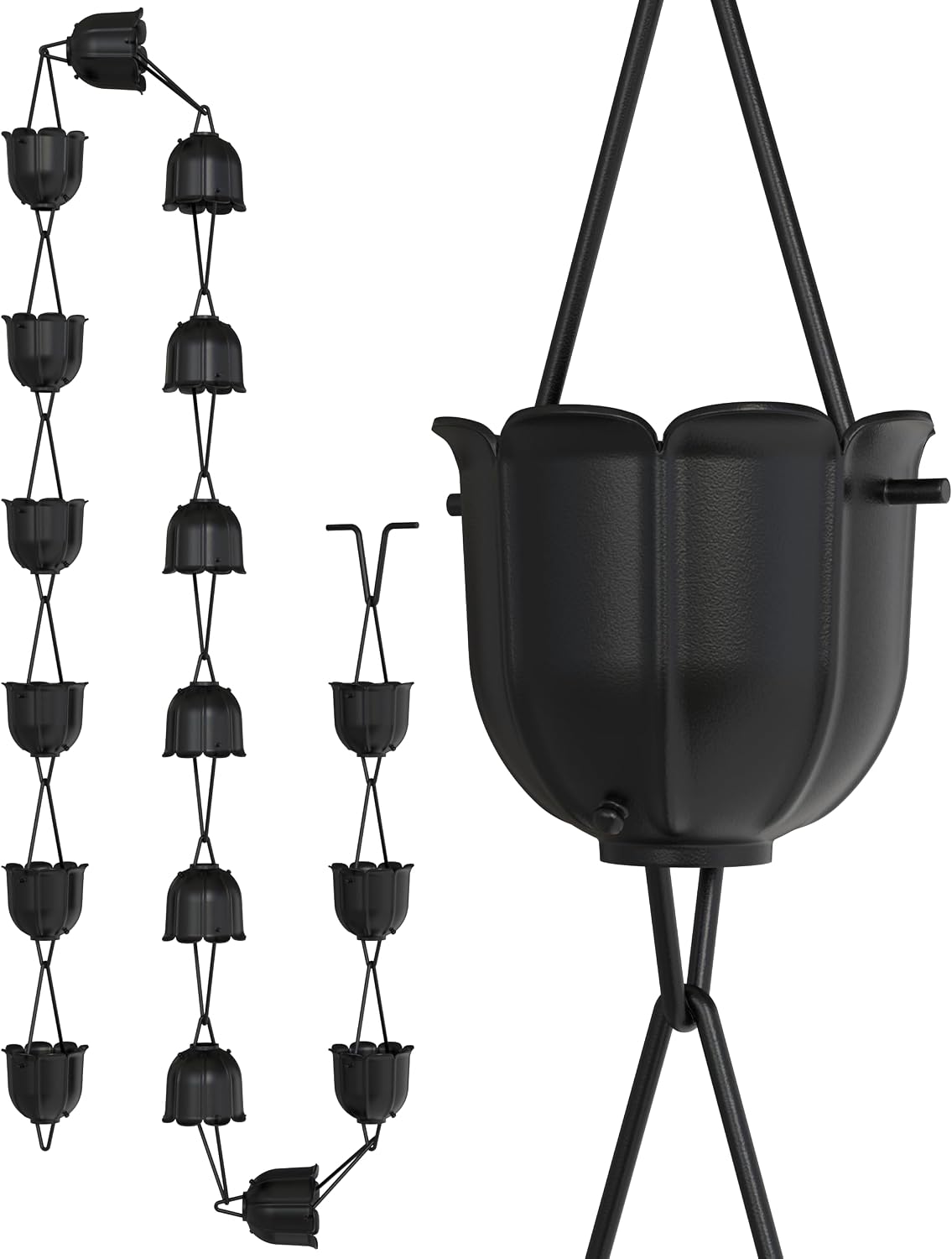 rain chains direct - flutes rain chain, main product view