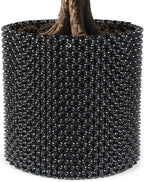 Air Pruning Containers, 40 Gallon Air Pruning Planters, Sturdy Plastic Roots Control Planter Container for Tree Grow Outdoor, Garden Self-Planting Planters, Size 24"x24", Black, 2P