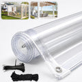 clear tarp with grommets,transparent heavy duty pvc vinyl, main product view