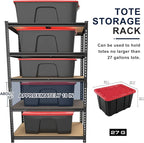 Garage Storage Shelves 72'',2400 LBS Garage Shelving Units, Storage Shelves Heavy Duty, Basement Shelving, Metal Shelving Units Free Standing