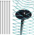 72 inch garden stake netting support, black heavy, main product view