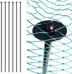 72 inch garden stake netting support, black heavy, main product view