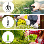 bonsai tree kit, 20 pcs gardening succulent tools, side view