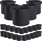 GROWTNT 1 Gallon Grow Bags 24 Pack,1 Gallon Fabric Pots,Garden Bags to Grow Vegetables,Planter Bag for Vegetables,Garden Pots with Two Handles.