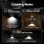 AloftSun Solar Motion Sensor Outdoor Lights,Waterproof Motion Sensor Spot Lights- 30 LED/3 Modes Solar Powered Spotlights,Landscape Lighting for Yard and Garden, Cool White,2 Pack