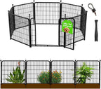 getlay 24 in(h) decorative garden fences with gate, main product view