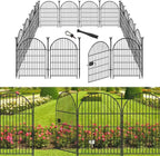 12 panels dog fence outdoor for yard, 40in, main product view