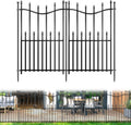 10 panels no dig decorative garden fence, 32in(h)×22ft(l), main product view