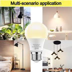 Grow Lights Bulbs for Indoor Plants Full Spectrum，LED Grow Light Bulb A19，Plant Light Bulbs E26 Base，12W Grow Bulb 100W Equivalent, for Indoor Plants，Flowers, Garden (DA-A19, A19-2PACK)