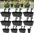 3 different size metal iron hanging flower pots, main product view