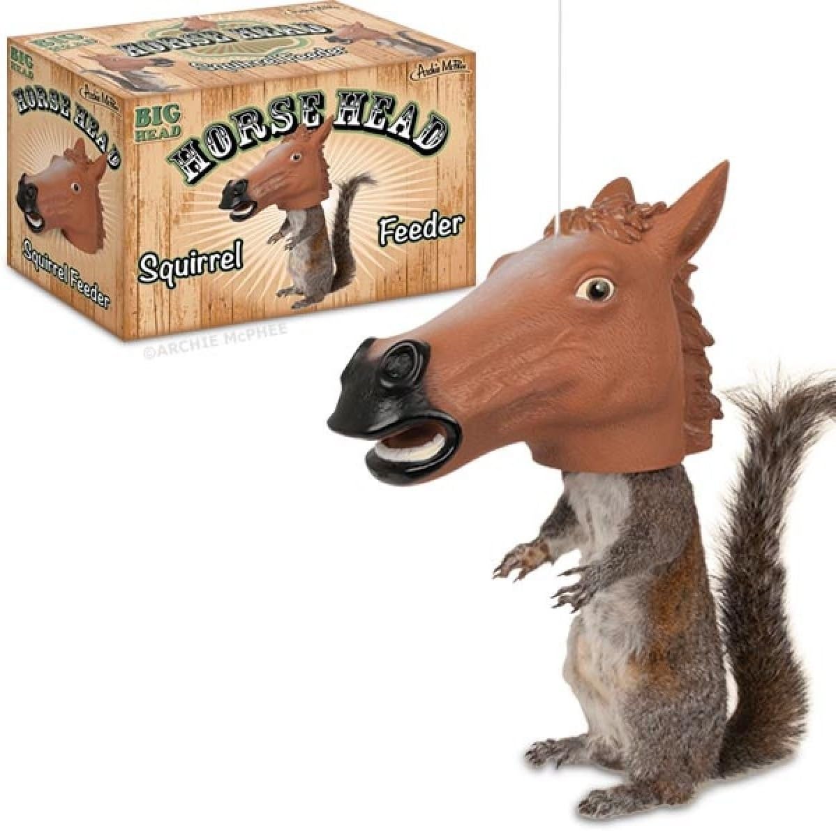Accoutrements Horse Head Squirrel Feeder .#GG4346 43ETR98-Y673106