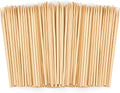 Hysagtek 400 Pcs Wood Skewers 4 Inch Bamboo Skewers - Fruit Skewer Chocolate Fountain Sticks Fondue Sticks for Appetizer, BBQ, Cocktail, Kabob, Chocolate Fountain, Barbecue, Party (10cm/4in)