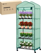 yesker mini greenhouse 27"x20"x63" portable indoor / outdoor, main product view