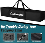 Heavy-Duty Hammock Storage Bag - Black, 41.3''L x 10''W, Oxford Fabric, Zipper Closure, Carrying Bag for Hammock, Stand, Camping Gear & More