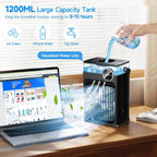 2026 new portable air conditioners, 4 in 1 shown in use