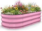 kesfitt raised garden bed, 4x2x1 ft galvanized steel, main product view