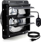 12 inch shutter exhaust fan for greenhouse, shed, main product view