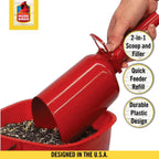 More Birds Seed Scoop, 4.25" L X 3.88" W X 12" H
