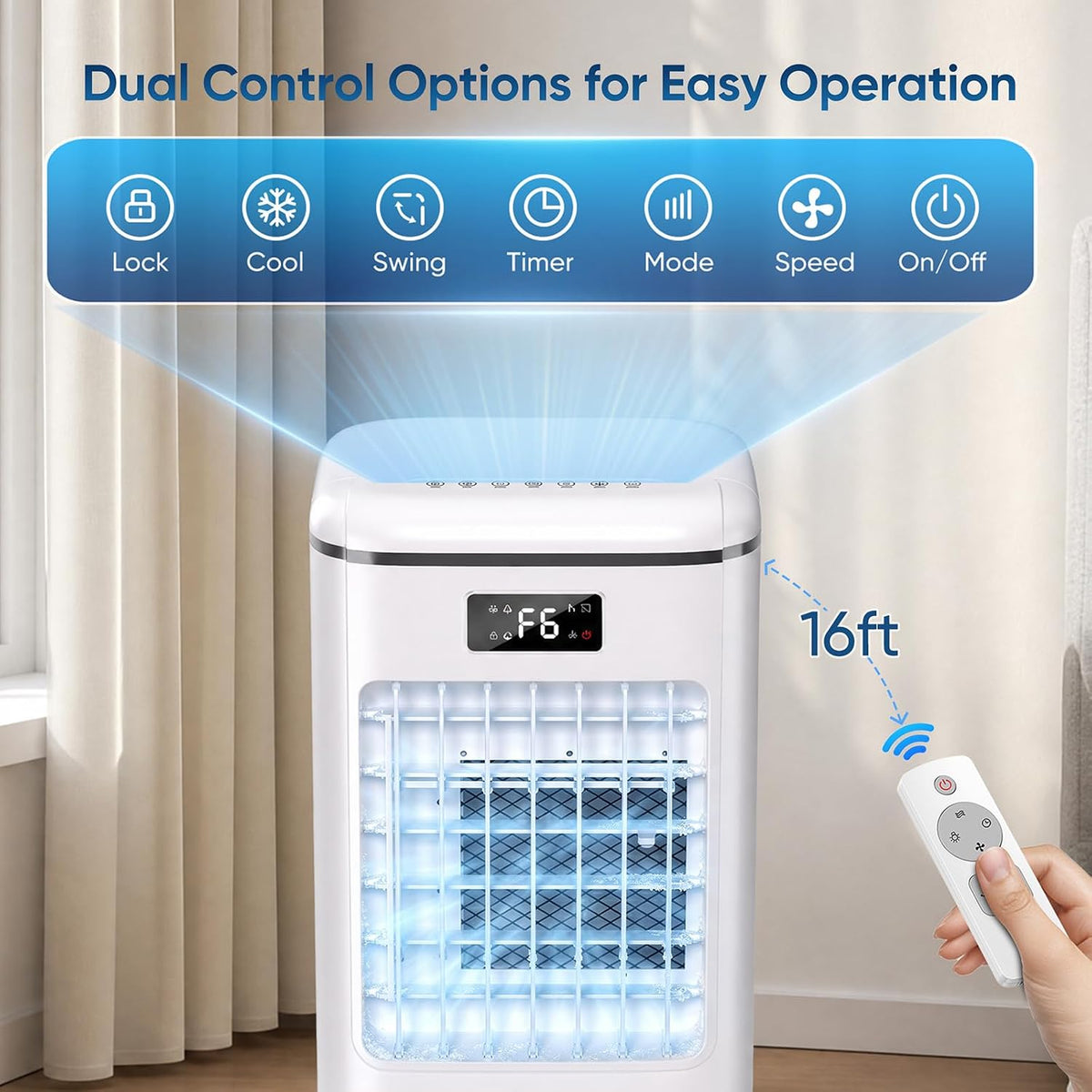 windowless portable air conditioners fan, swamp cooler 3 showing dimensions