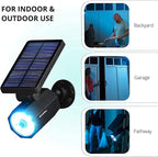 Bell+Howell Bionic Spotlight Motion Solar Spot Lights Outdoor Waterproof, Solar Landscape Lights, Outdoor Solar Yard Lights Weather Resistant, Super Bright LED Lights, for Garden, Lawn As Seen On TV