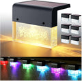 denicmic solar deck lights outdoor waterproof 6 pack, main product view