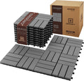 acacia interlocking deck tiles outdoor waterproof all weather, main product view