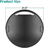 Full Size Griddle Inserts for Weber 22" Charcoal Grills, Flat Top Griddle for Weber 22" Original Kettle, Master-Touch and Performer Deluxe Charcoal Grill, Compatible Other 22 inch Round Grills