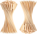 1200 PCS Bamboo Skewers for Appetizers, 3.5 Inch Toothpicks Cocktail Picks | Mini Food Sticks for Drinks, Fruit Kababs, Sausage, Barbecue Snacks, Natural Wooden Paddle Skewer, Charcuterie Accessories