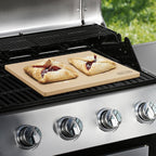 Unicook 20 x 13.5 Inch Extra Large Pizza Stone for Oven and Grill, 10.6 Lbs | Heavy Duty, Even Heating&Consistent Heat Retention, Crispy Crust for 2 Small Pizzas, Bread, Cookies, Includes Dough Scraper