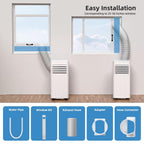 antarctic star portable air conditioners, 10000 btu, view 9