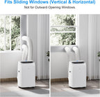 gasbye dual hose portable air conditioners, 12,000 btu, package contents