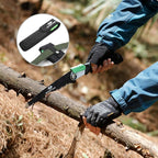 MOSSY OAK 3 in 1 Folding Saw, Pruning Hand Saw with Wood | Metal and PVC Blade, Camping Saw for Backpacking, Hunting and Bushcraft, Pouch Included