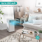 hisense portable air conditioner 6,000 btu cooling dehumidifier, view 10