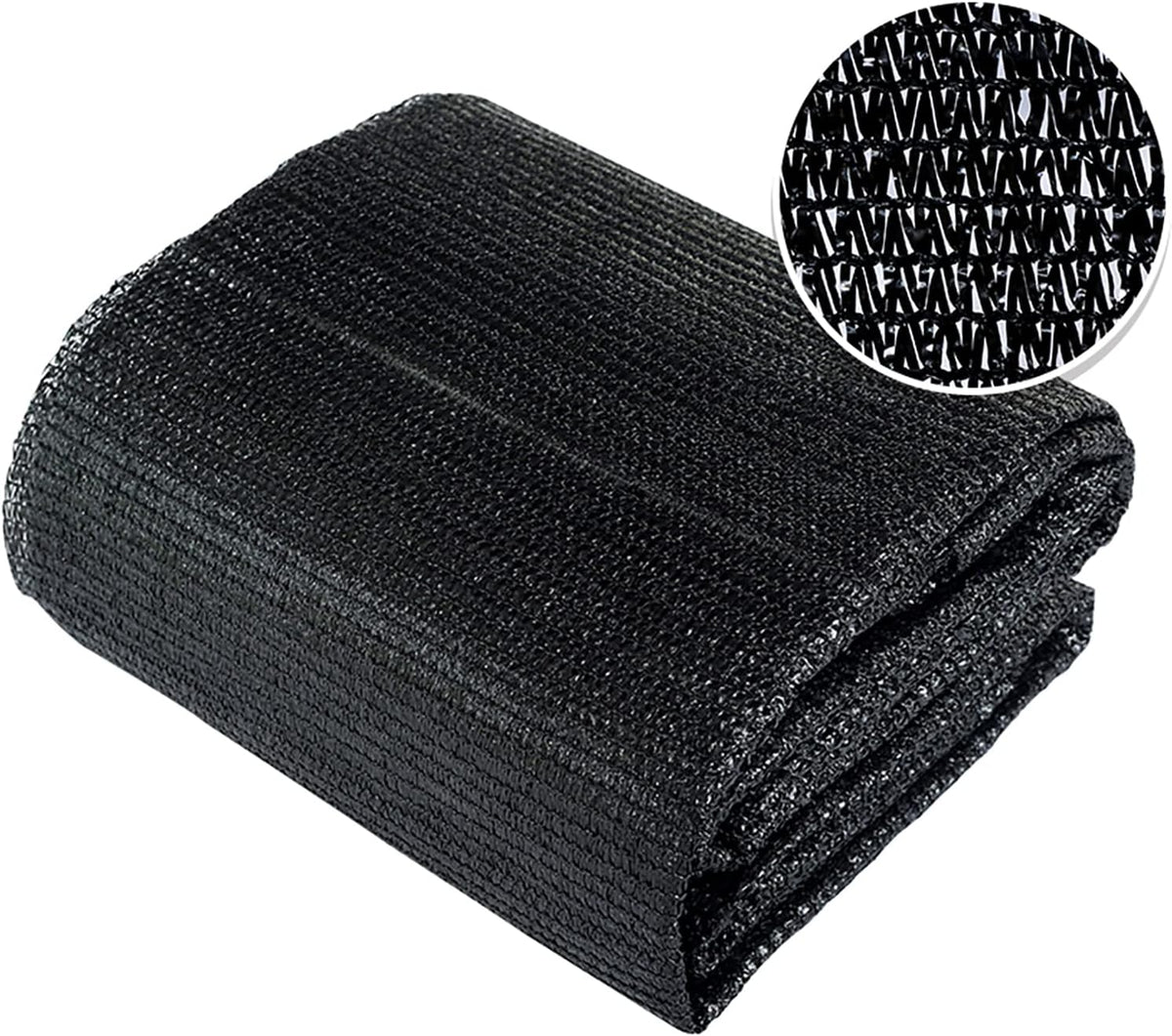 agfabric 80% sunblock shade cloth 12x20ft, black, main product view