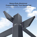 PURPLE LEAF 10' x 13' Aluminum Outdoor Pergola Wind-Resistant Retractable Pergola with Double Sun Shade Canopy Heavy-Duty Metal Pergola for Patios Backyard Deck Garden, Grey