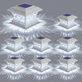 aponuo solar post cap lights 8 pack with, main product view