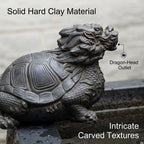 Pond spitters for Small Ponds Garden Decor for Koi Pond Decorative Stone-Effect Sculpture with Water Pump and Hose for Balcony,Courtyard Home Office