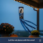 Madrona Brands Halloween Black Cat Windsock | Durable Outdoor Hanging Wind Sock Decoration | Yard, Porch, Lawn | 48 Inch