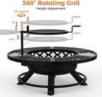 bali outdoors fire pit with poker, package contents