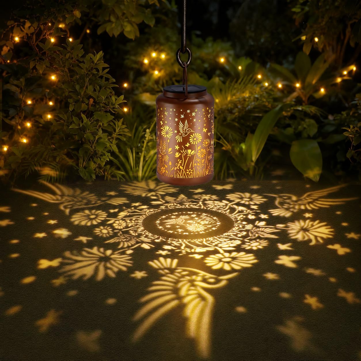 Solar Lanterns Outdoor Waterproof Hummingbird, Solar Garden Lights | Solar Lights Outdoor, Outdoor Lights, Garden Decor, Patio Decor, Backyard Decor, Birthday Gifts for Women Mom Grandma