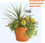 plant labels plant markers for outdoor plants 6inch, front angle view