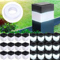 tujoe 25 pack solar post cap lights, 2x2, main product view