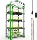 bstrip 4-tier indoor greenhouse with grow lights, seed, main product view